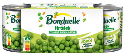 Bonduelle Hrášek 3 x 212 ml