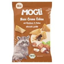Mogli Bio plněné lískooříškové taštičky 30g