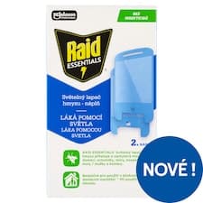 Raid Essentials světelný lapač hmyzu - náplň 2 ks