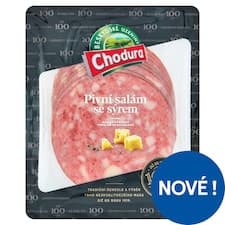 Chodura Pivní salám se sýrem 100g