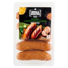 Grill Master Klobásy s papričkami jalapeňos 350g