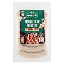 Krahulík Krahulecké klobásky se sýrem gouda 0,210kg