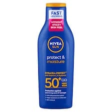 Nivea Sun Protect & Moisture Hydratační mléko na opalování OF 50+ 200ml