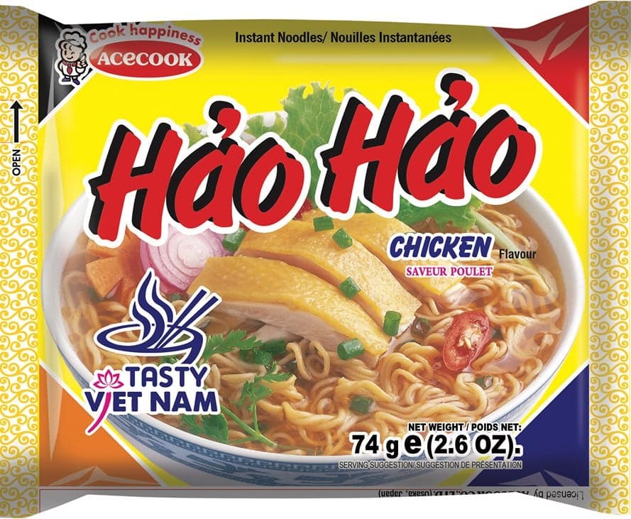 Acecook Instantní nudle s kuřecím masem 74 g