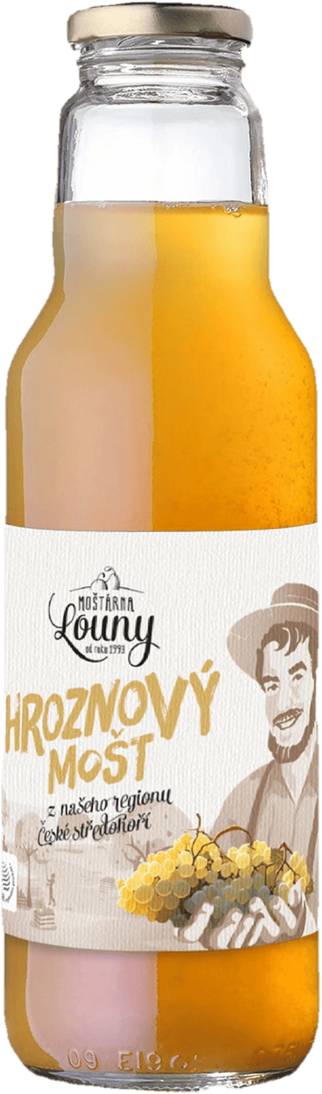 Moštárna Louny Hroznový mošt 100% sklo