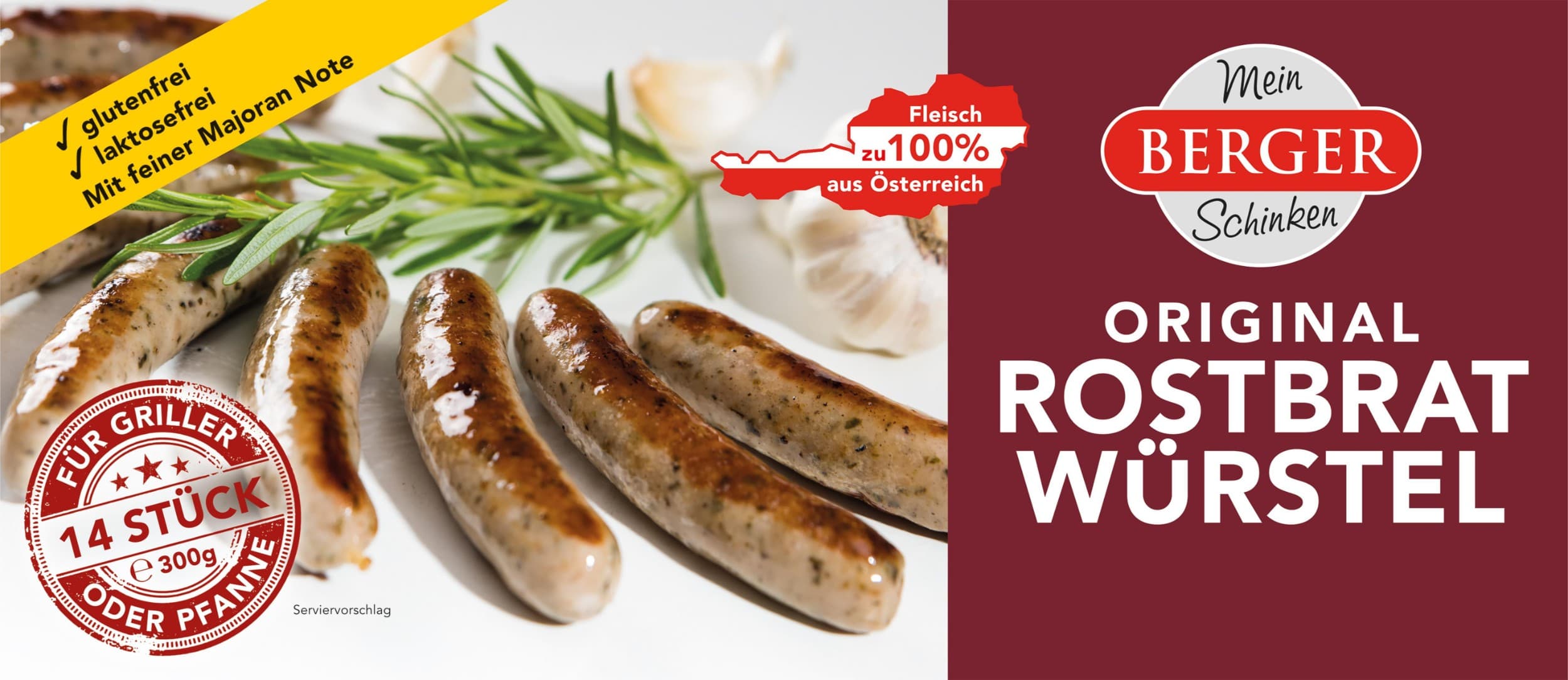 Berger Grilovací klobása 300g