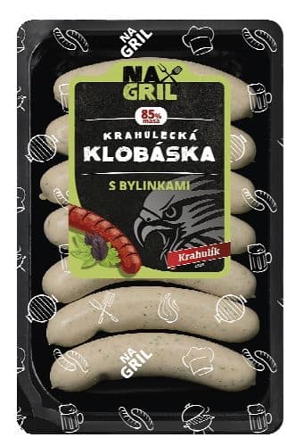 Krahulík Krahulecká klobáska s bylinkami na gril 210g