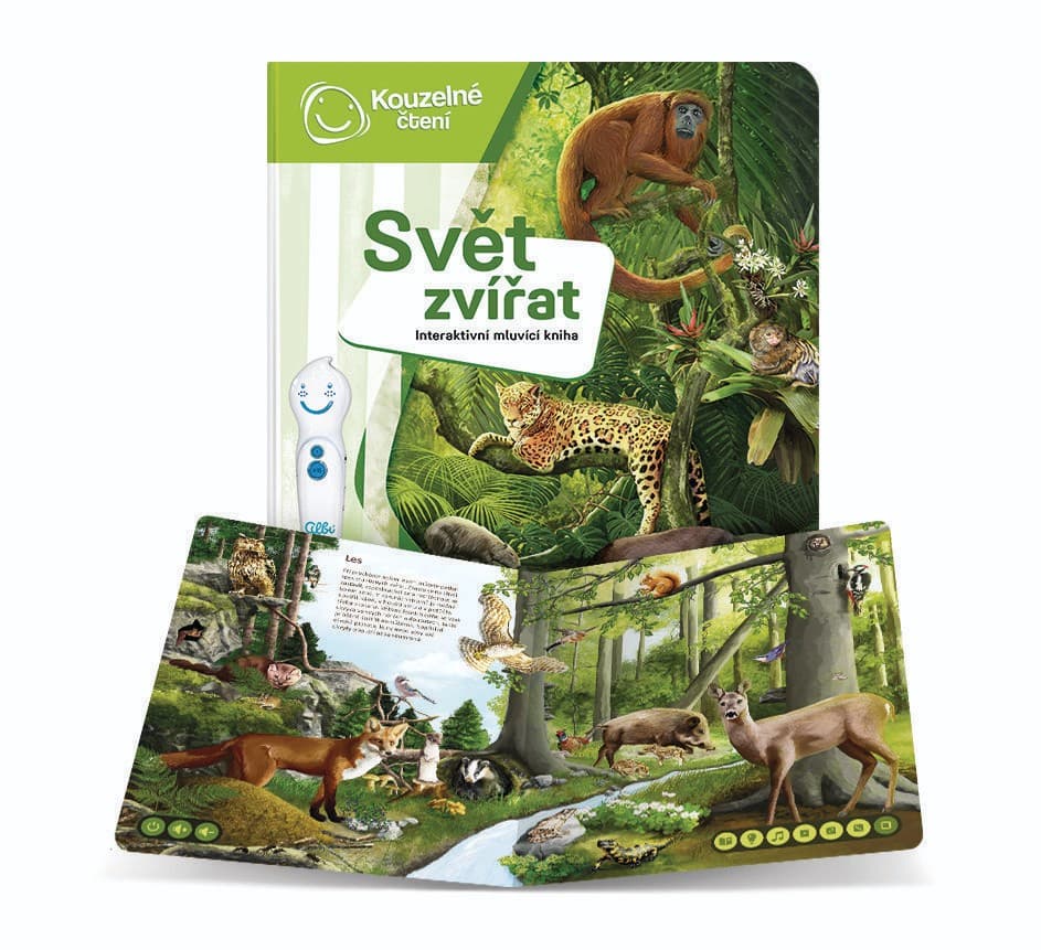 Albi Kouzelné čtení Kniha Svět zvířat