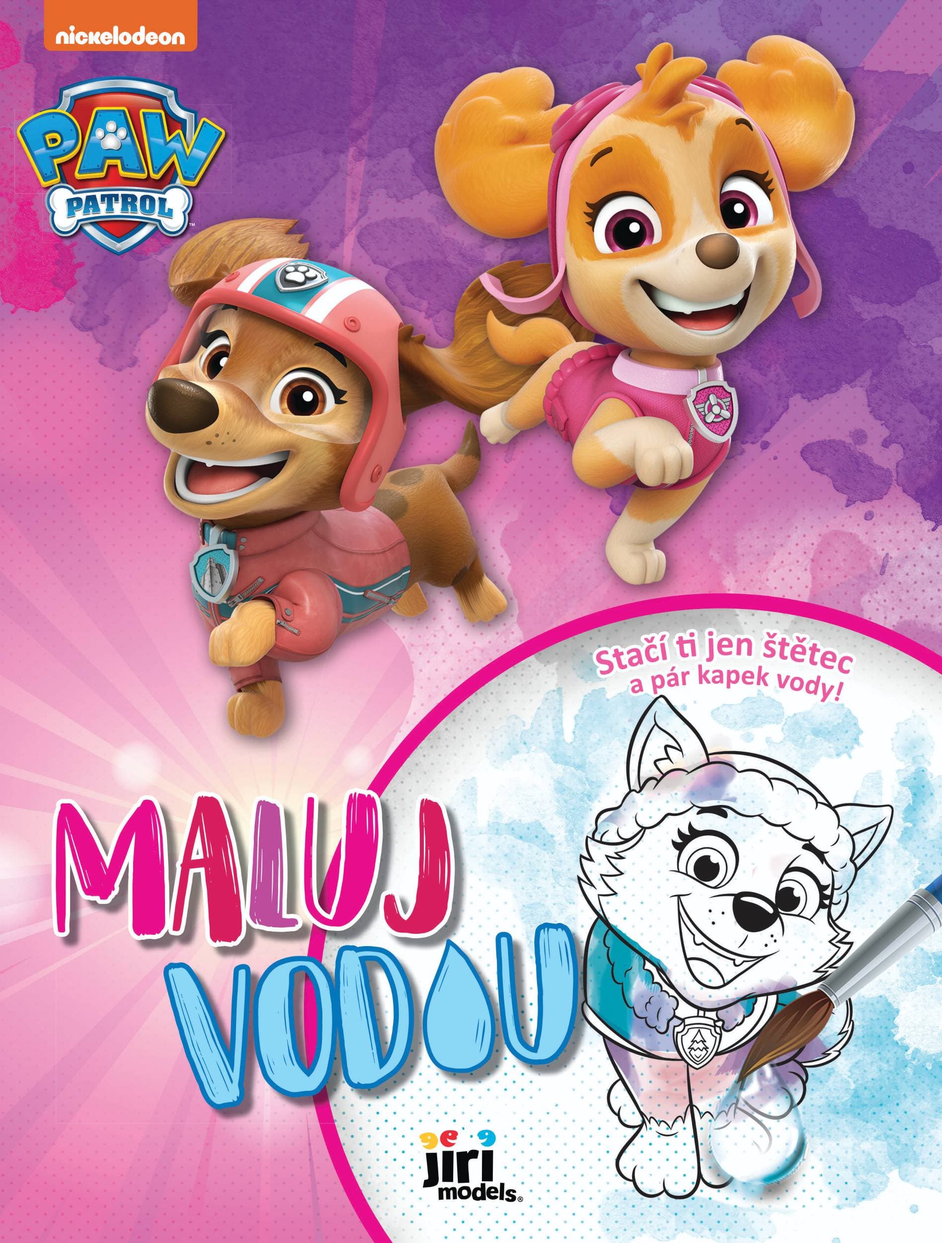 Jiri Models Maluj vodou A4 Tlapková patrola