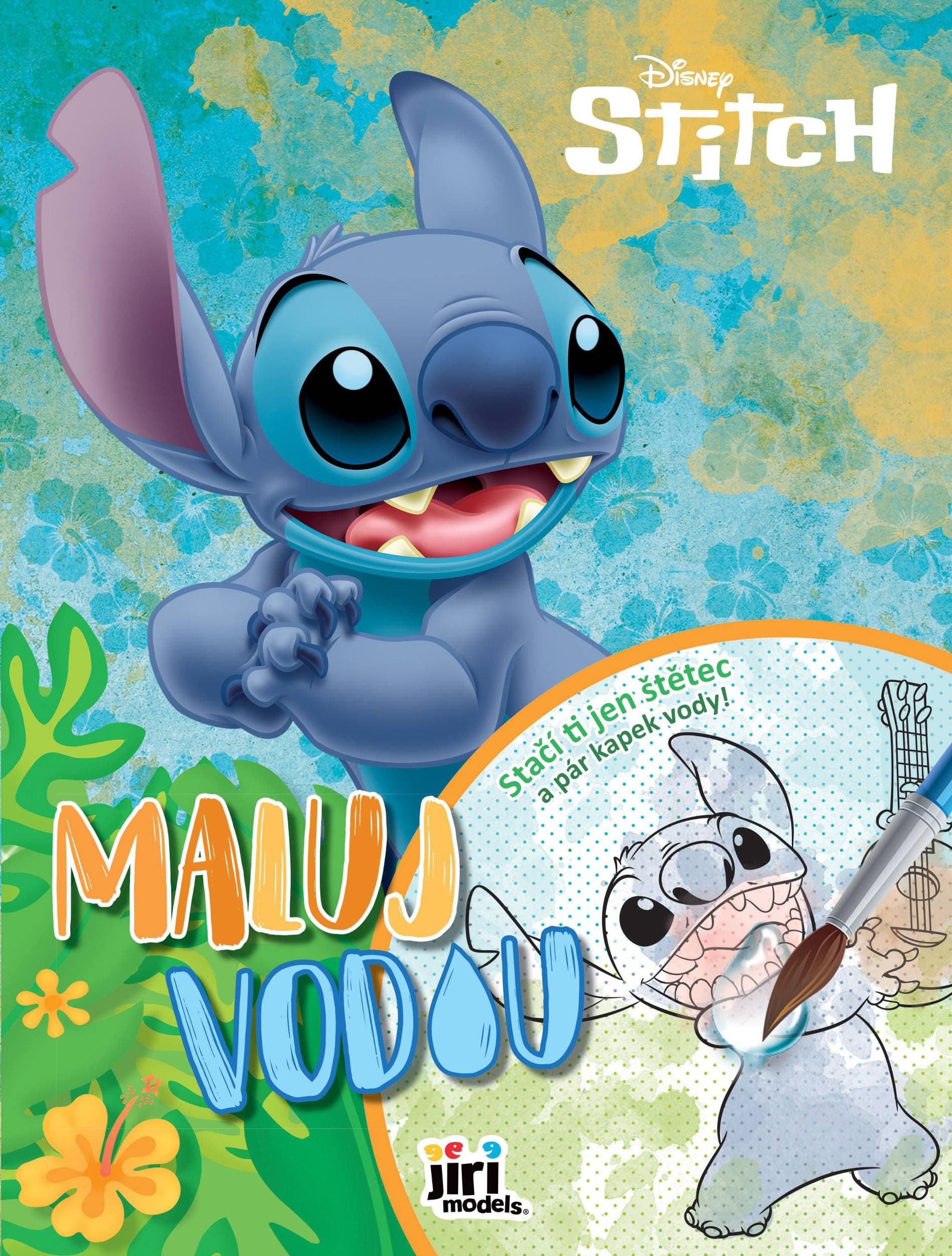 Jiri Models Maluj vodou A4 Lilo & Stitch