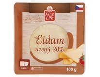 Fine Life Eidam uzený 30 % plátky chlaz. 30 x 100 g