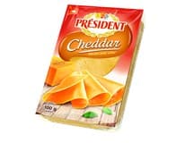 PRÉSIDENT Cheddar plátky chlaz. 100 g