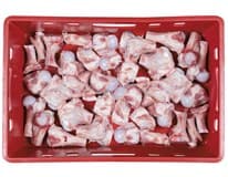 Vepřové kosti kloubové volně ložené chlaz. cca 8 kg vlastní výroba