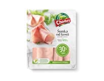 Šunka od kosti se sníženým obsahem soli plátky chlaz. 100 g