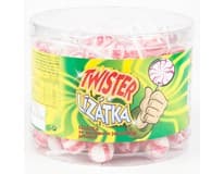 Twister lízátka smetanovo-jahodová 100 x 8 g