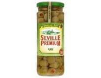 SEVILLE PREMIUM Olivy zelené s papričkou 450 g