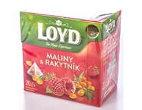 LOYD Čaj pyramida maliny a rakytník 20 x 2 g