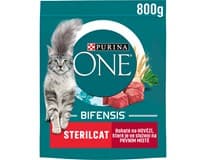 PURINA ONE Bifensis Sterilcat granule pro kočky hovězí 800/750 g