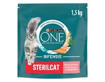 PURINA ONE Bifensis Sterilcat granule pro kočky losos 1,4 kg