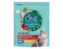 Purina ONE Dual Nature Adult granule pro kočky brusinka,kuře 750 g