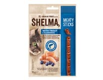 SHELMA Meaty Sticks Snack se pstruhem 15 g