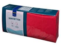 METRO PROFESSIONAL Ubrousky 2vrstvé 33 x 33 cm červené 300 ks