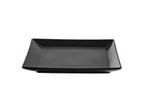 METRO PROFESSIONAL Mac Talíř 21 x 21 cm kamenina černý 6 ks
