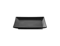 METRO PROFESSIONAL Talíř Mac 18 x 18 cm kamenina černý 6 ks