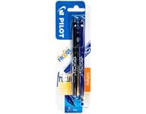PILOT FriXion ball Pero 0,7 mm modré/černé 2 ks