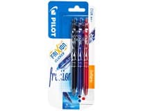 PILOT Frixion Clicker 0,7mm modrá/červená/černá 3 ks