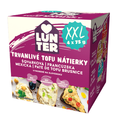Lunter XXL KOSTKA pomazánky mix příchutí 4x75g