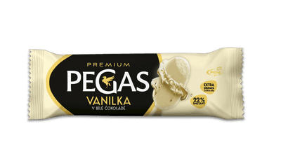 Pegas Premium Vanilka v bílé čokoládě
