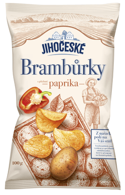 Jihočeské Brambůrky s příchutí paprika