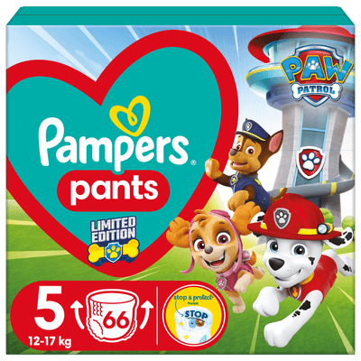 Pampers Pants Plenkové kalhotky Tlapková patrola vel. 5 (12-17kg)