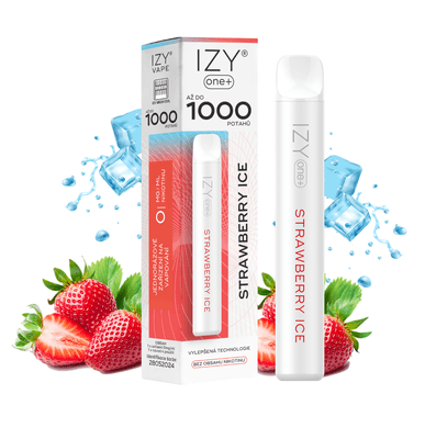 IZY VAPE ONE+ TX Strawberry Ice 0mg WHI