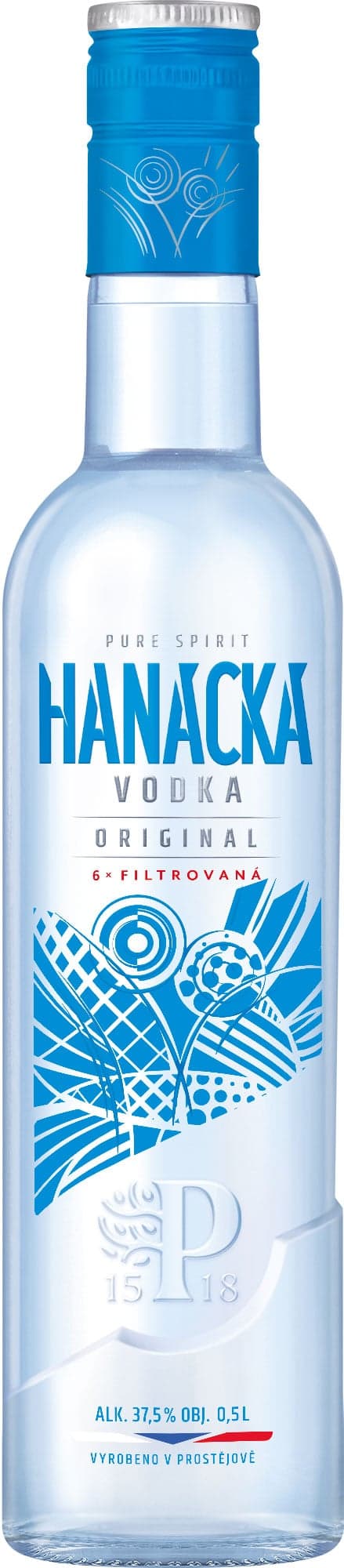 Hanácká vodka 37,5 % obj.