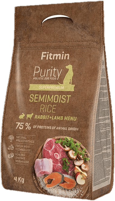 Fitmin Purity Semimoist Rabbit & Lamb krmivo pro psy 4 kg