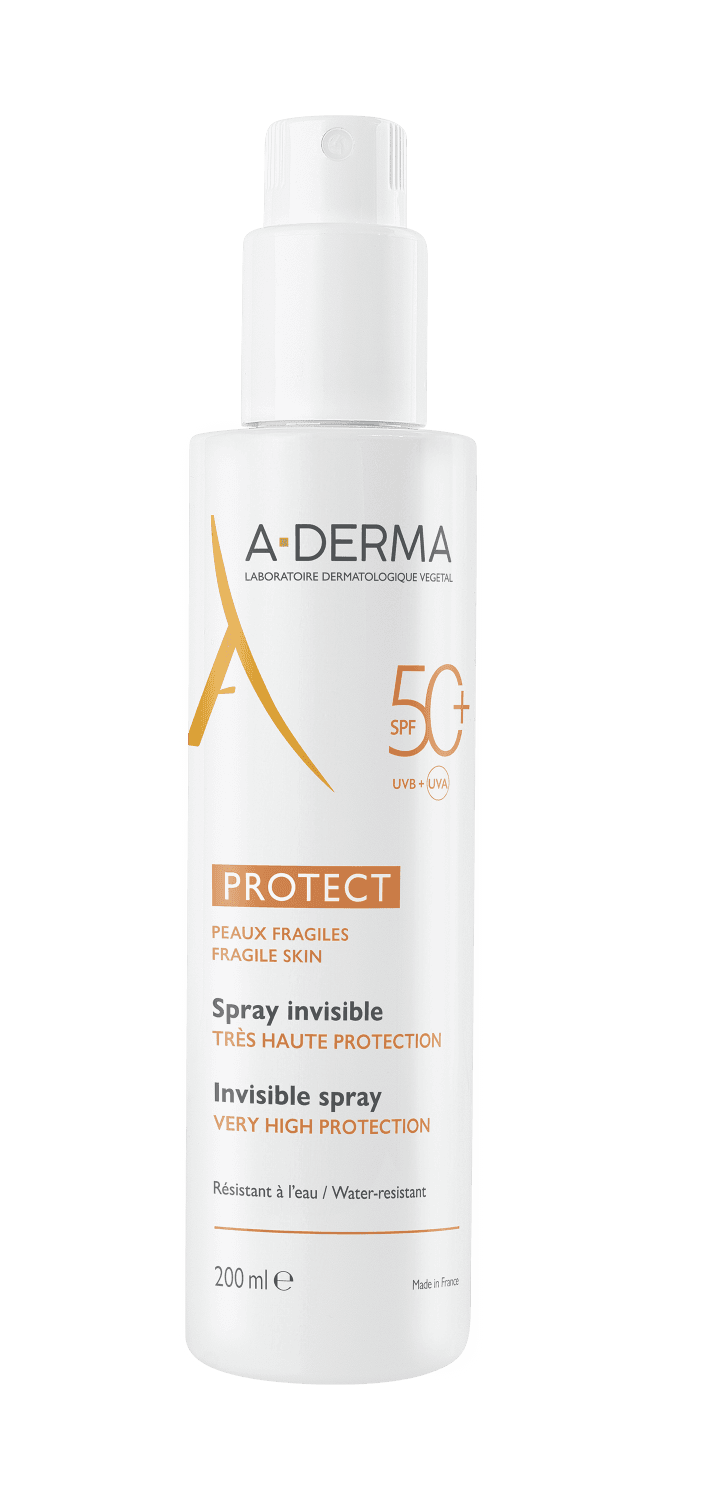 A-DERMA Protect transparentní sprej SPF50+ 200ml