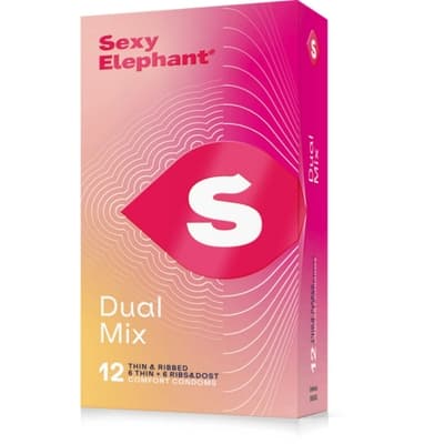 Sexy Elephant kondomy Dual Mix 12.0 ks