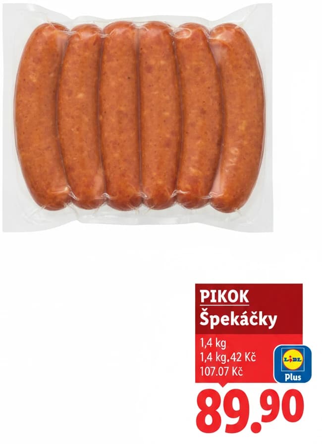 PIKOK Špekáčky 1.4kg