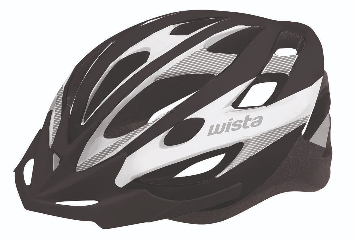 Wista Cyklistická přilba černá/bílá S/M