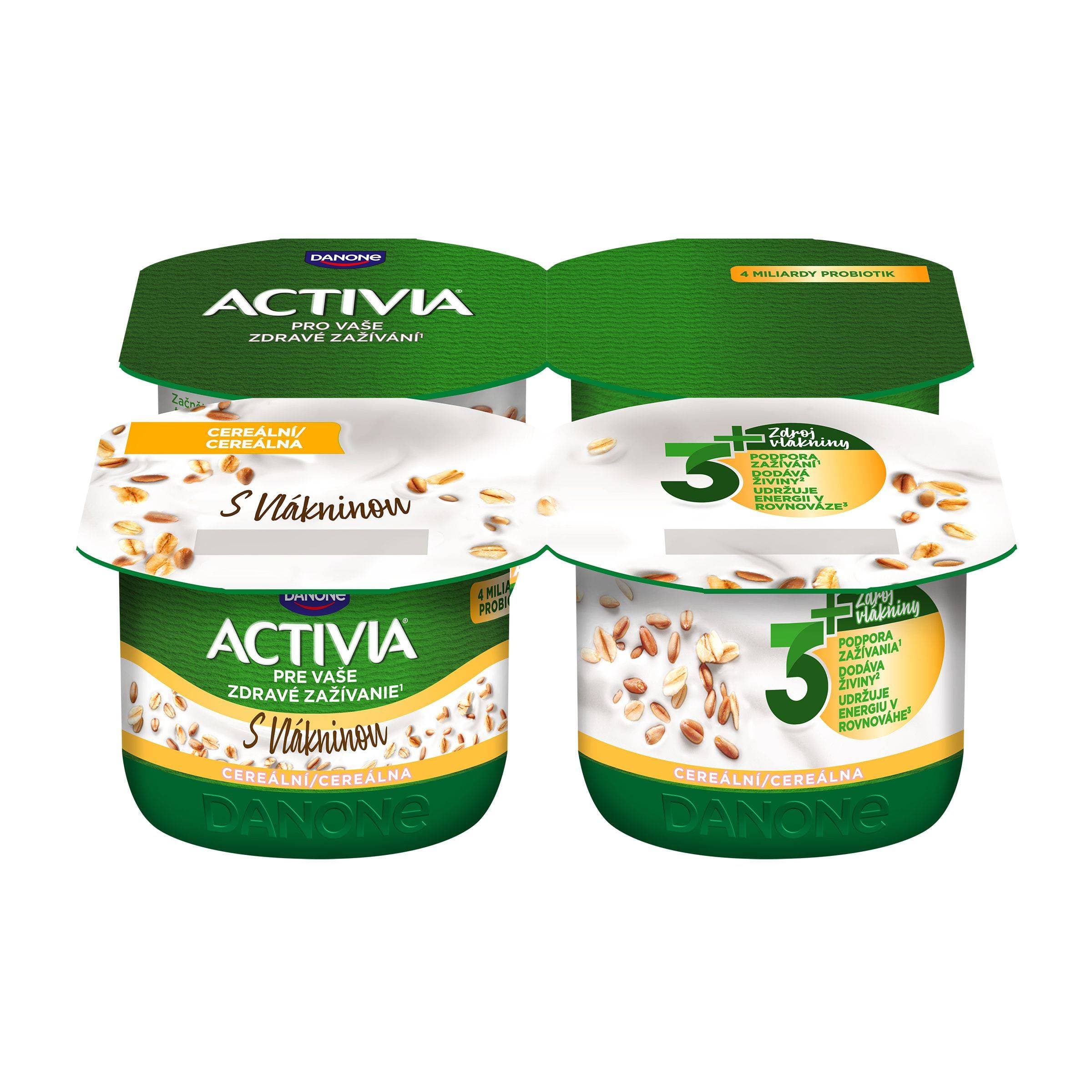 Activia Jogurt Multicereálie 4x120g