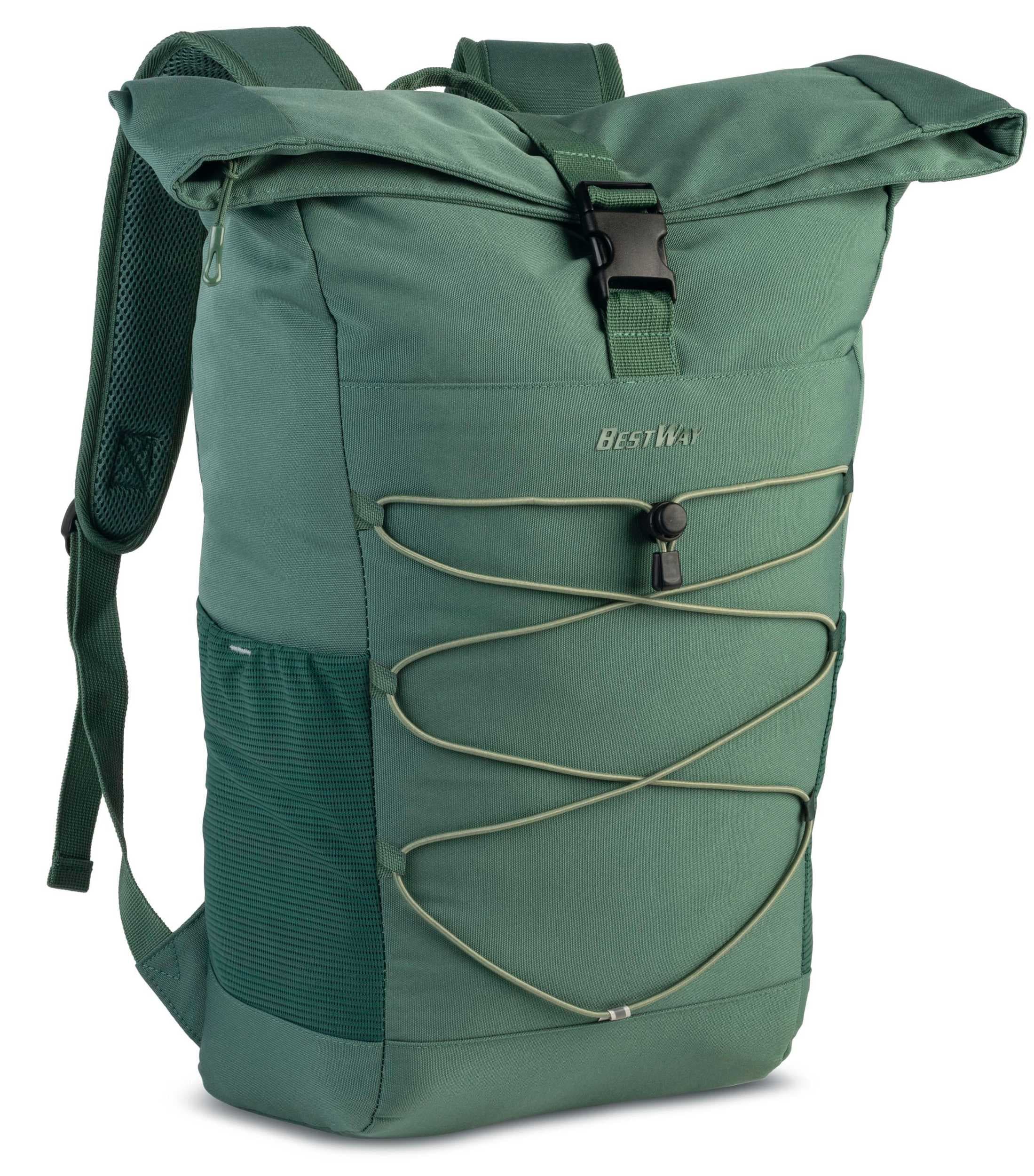 Městský batoh BestWay Urban šedo-zelený 18l