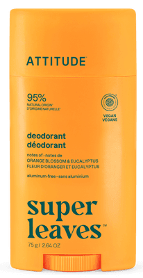 Attitude Přírodní deodorant Super leaves - pomerančový květ & eukalyptus