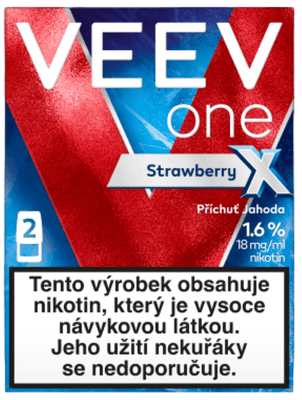 VEEV ONE Strawberry X 1,6% 2x2ml (18 mg)