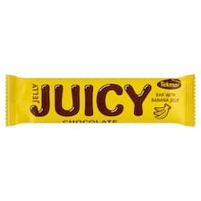 Tekmar Juicy tyčinka s želé s banánovou příchutí v hořké čokoládě 40g