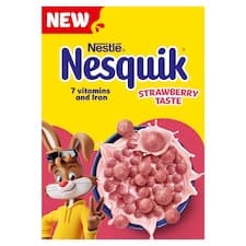 Nesquik Cereálie jahodová příchuť 330g