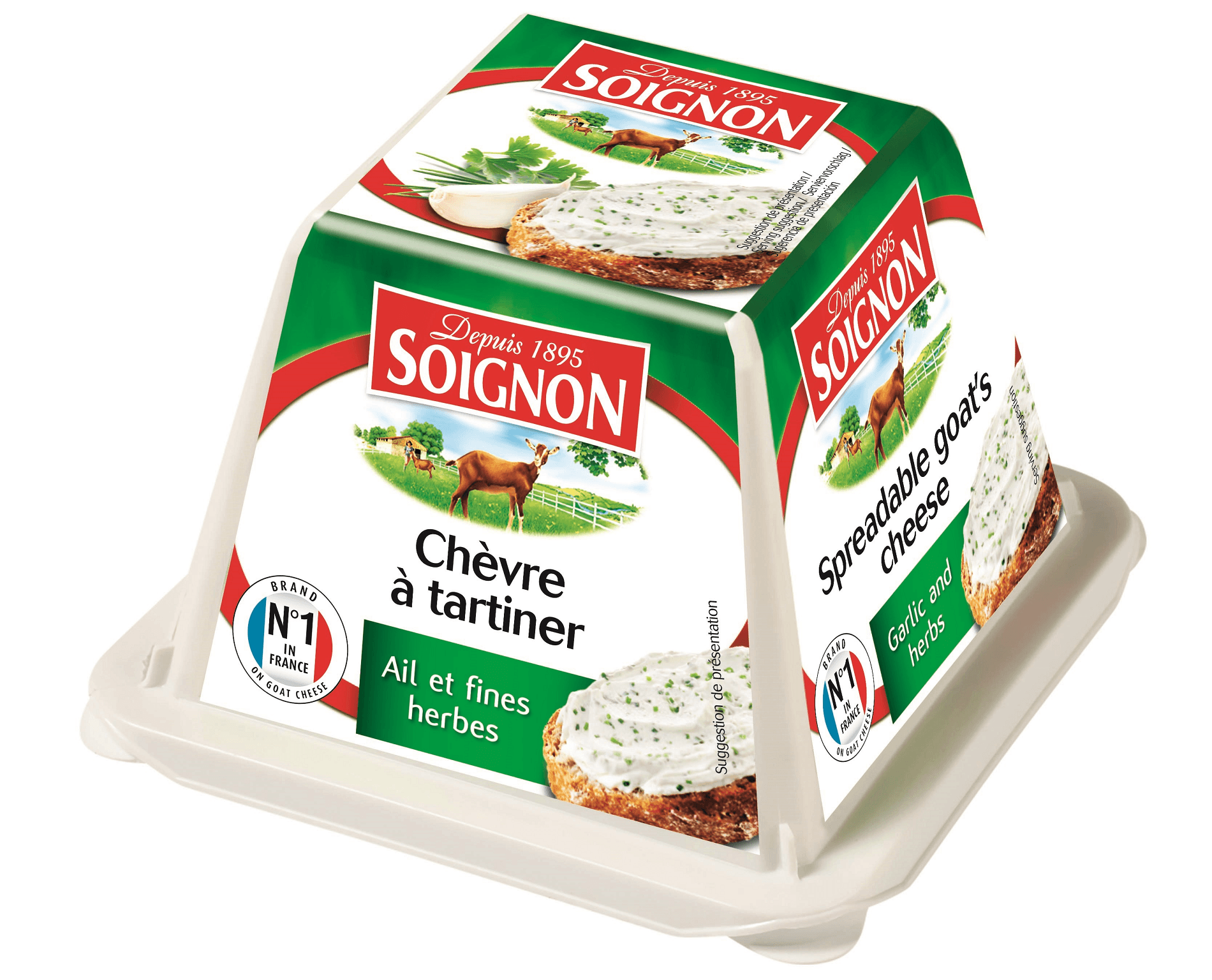 Soignon Kozí sýr česnek a bylinky