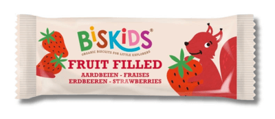 Biskids BIO Měkké dětské sušenky s jahodovým pyré bez přidaného cukru  6m+ 20.0 g