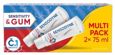 Sensodyne Duo Sensitivity & Gum, 2x75ml
